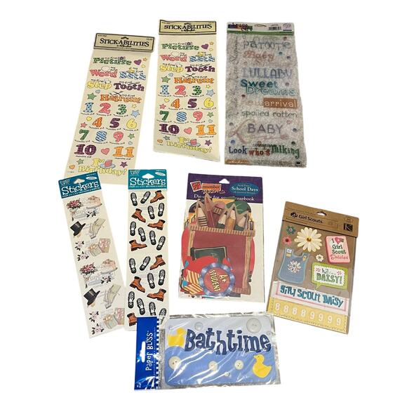Sticker Sheets Scrapbooking Packs‎ Frances Meyer Girl Scouts Stick-A-Bilities - Picture 1 of 5